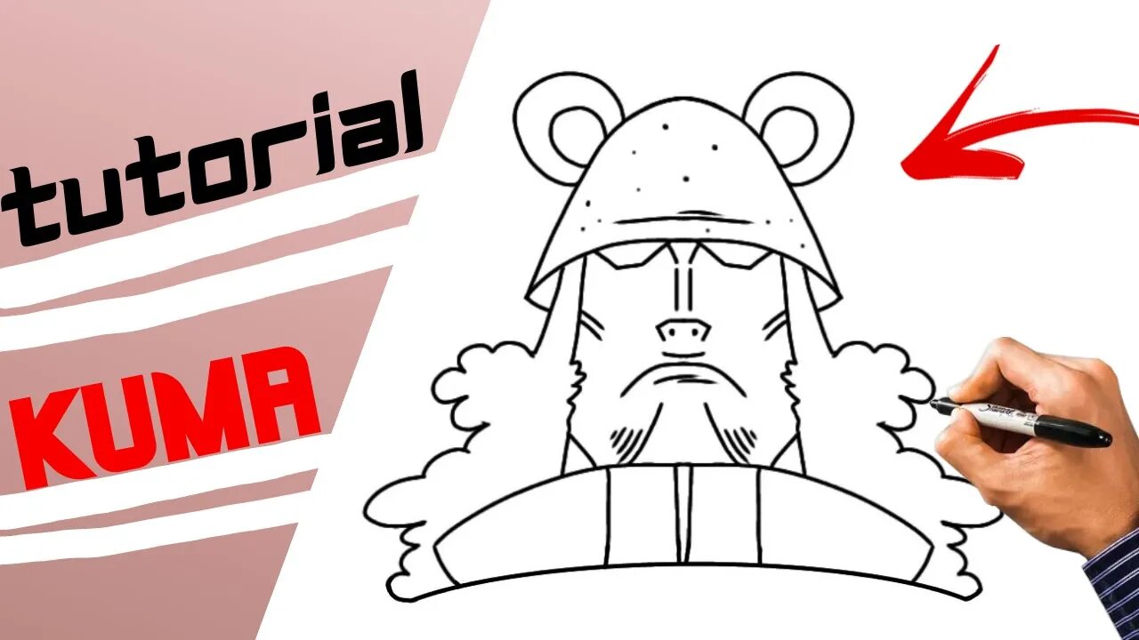 Como Desenhar Kuma de One Piece