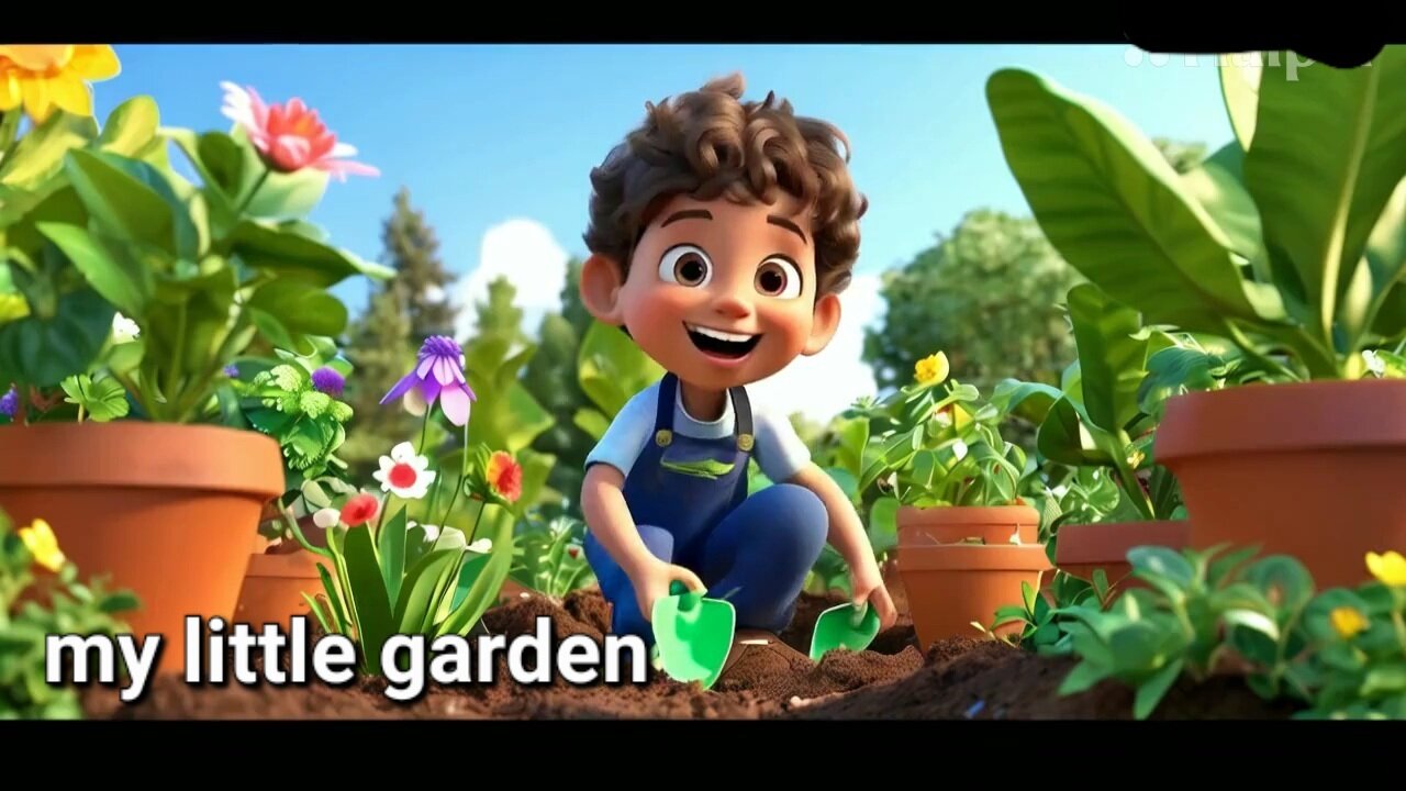 my little garden | english nursery rhymes for kids cartoon | english learning