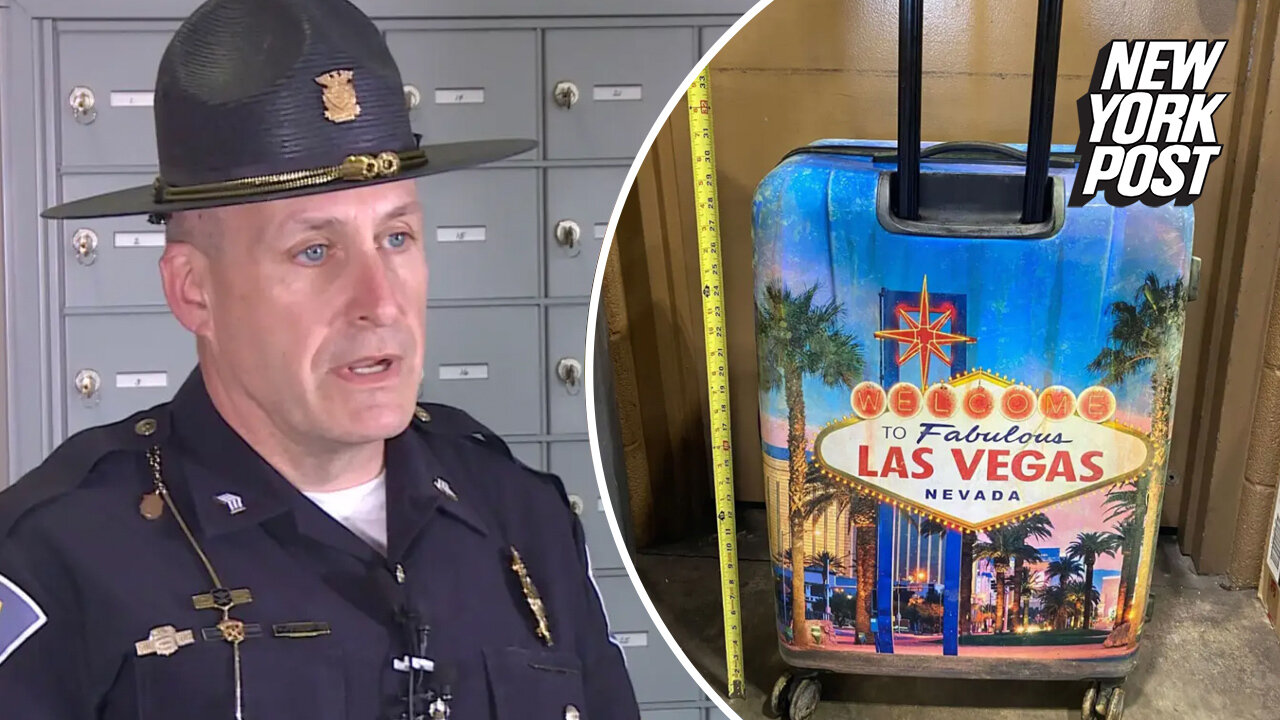 Boy found dead in Indiana was stuffed inside suitcase with Las Vegas sign