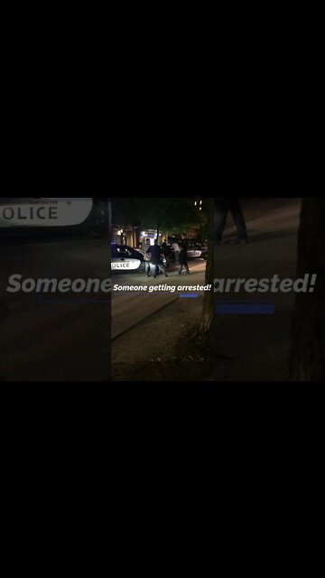 Someone arrested at Howe St and Nelson St 9/9/2022