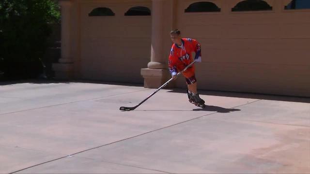 Teen sells cookies to earn money for upcoming hockey season