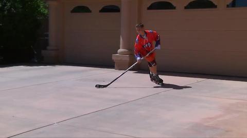 Teen sells cookies to earn money for upcoming hockey season