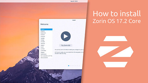 How to install Zorin OS 17.2 Core
