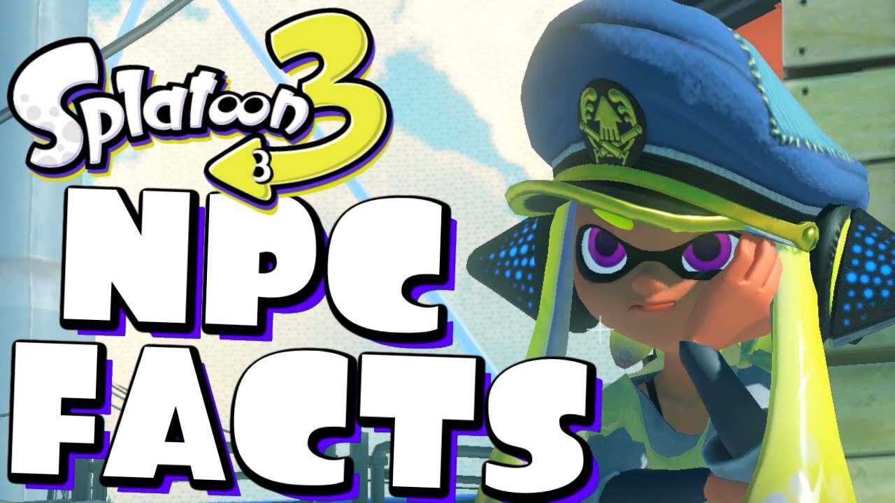 1 "Fact" About EVERY Splatoon 3 Character / NPC