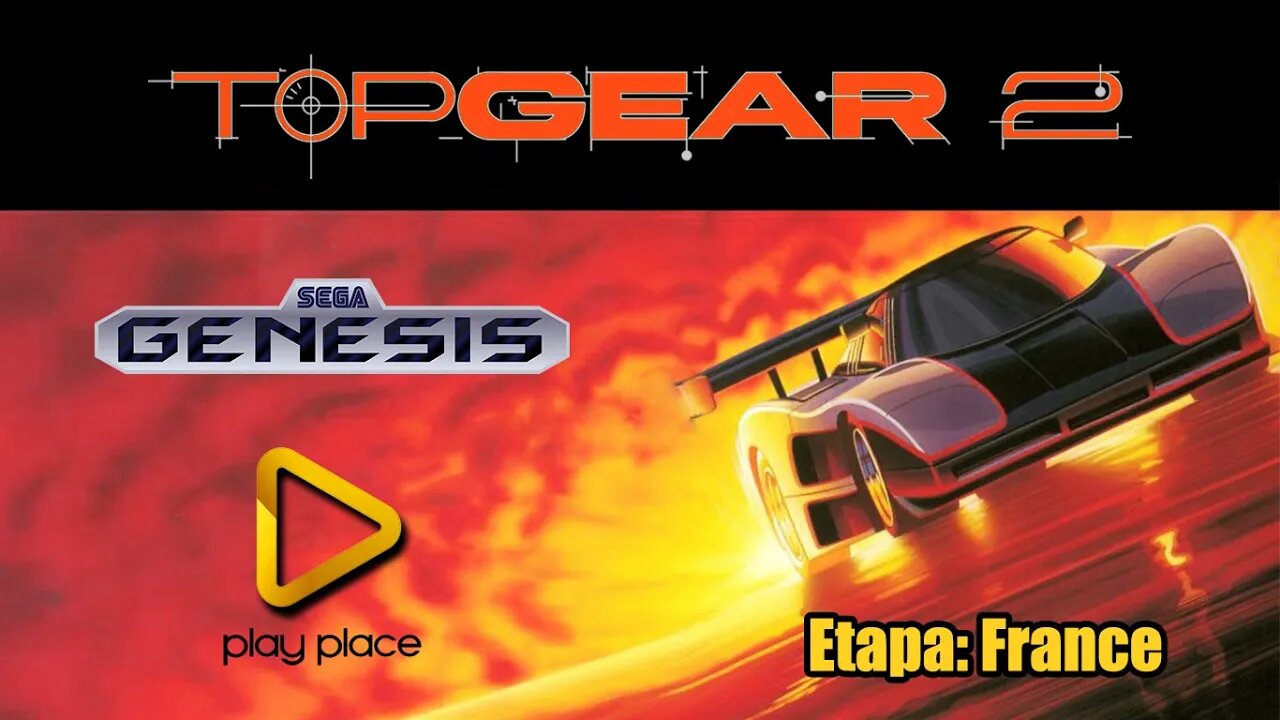 Top Gear 2 - Sega Genesis / France