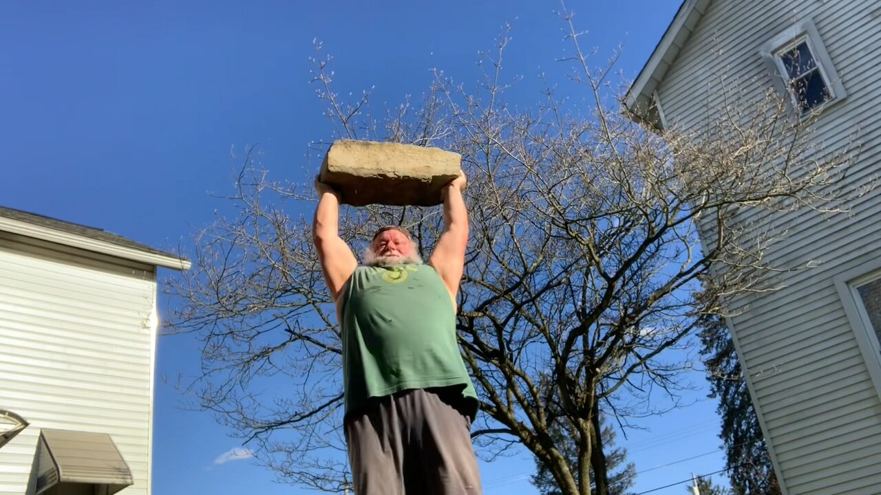 200 pounds stone lift and press