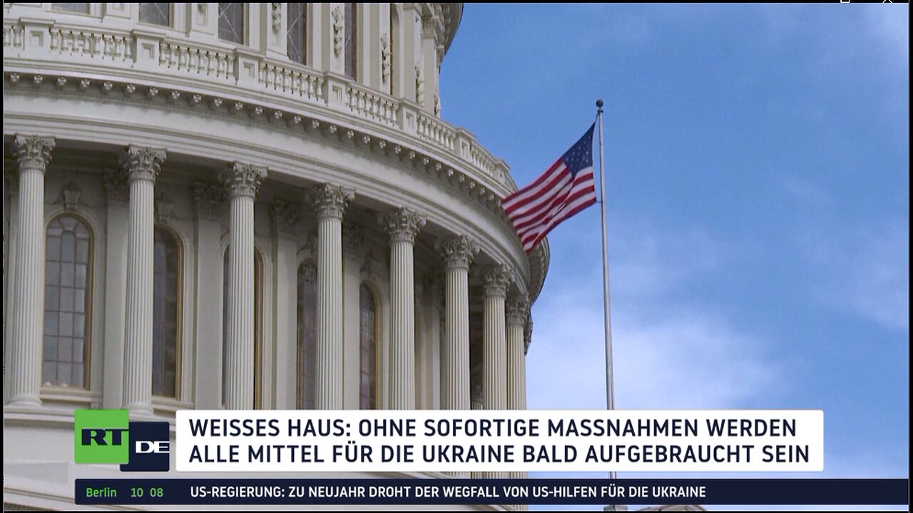 Weißes Haus: "Ohne Maßnahmen wird das Geld für die Ukraine ausgehen"