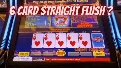 6 card straight flush at GVR ?