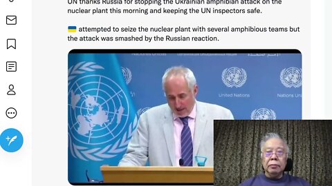 聯合國感謝俄羅斯阻止烏克蘭兩棲作戰部隊襲擊核電站，並確保聯合國檢查員的安全