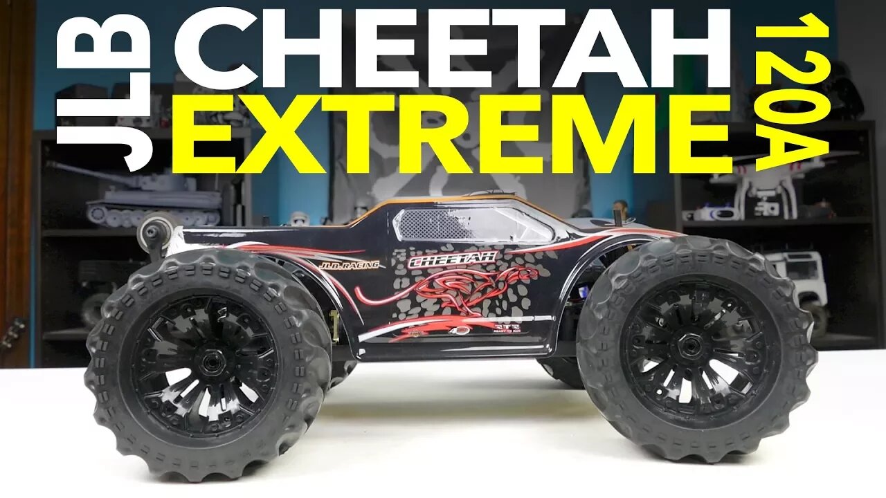 JLB Cheetah Extreme 120A Edition 11101 - 4WD Brushless RC Monster Truck RTR Unboxing