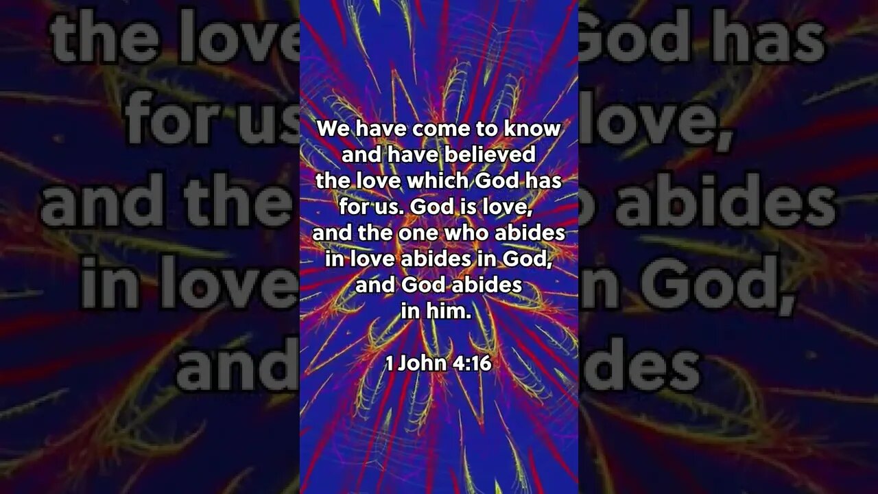 Love Grows Faith! * 1 John 4:16 * Today's Verses