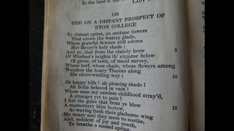 Ode On A Distant Prospect Of Eton College - T. Gray