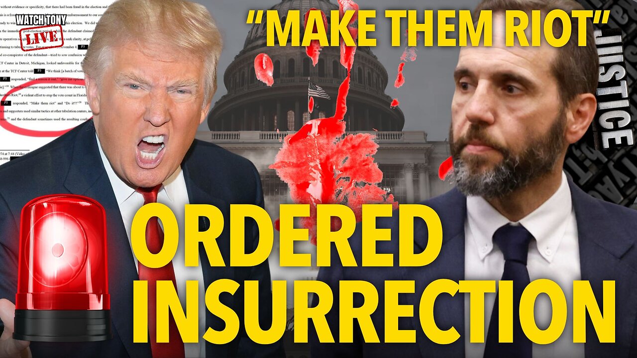 Trump Orders Riots?! Jack Smith’s Bombshell Evidence DESTROYS Trump | The Tony Michaels Podcast #745