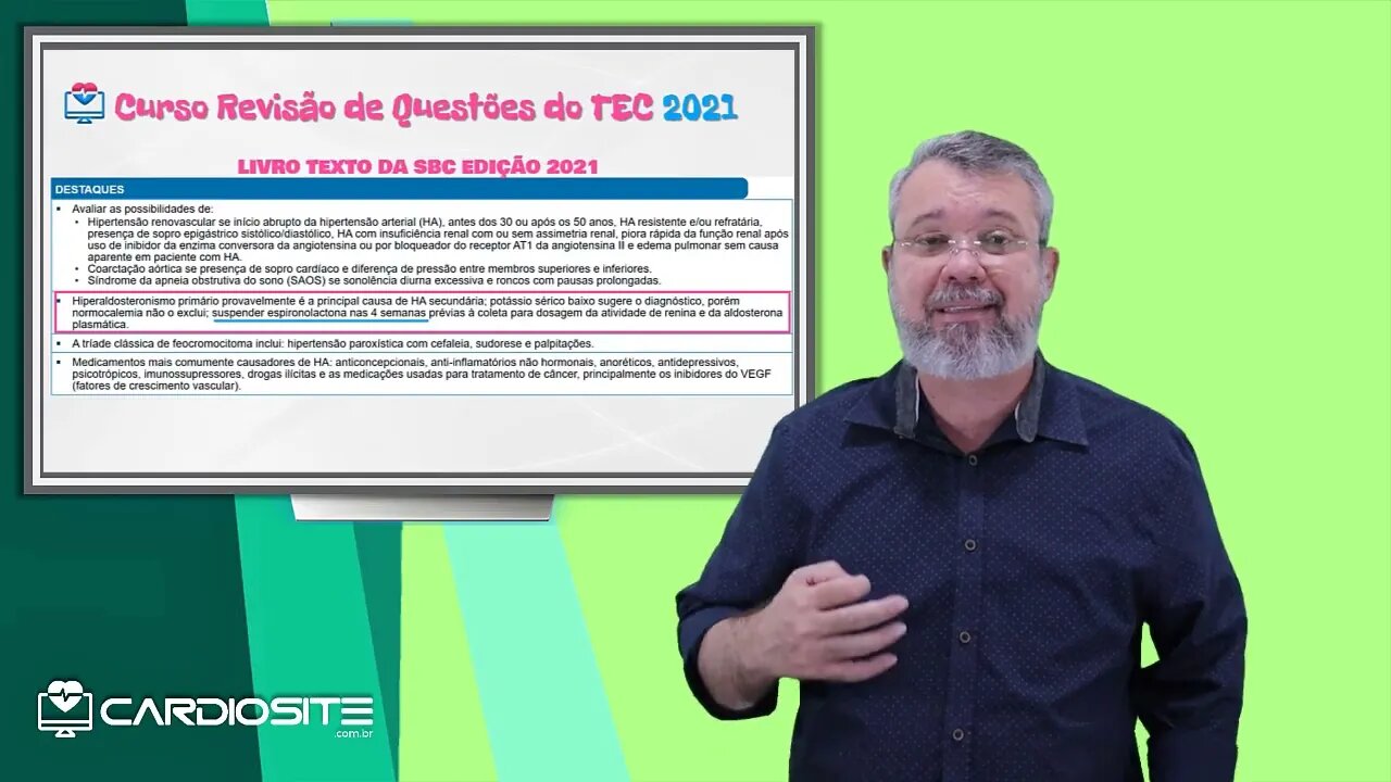 PROVA DO TEC 2020 / 2015 - HIPERTENSÃO SECUNDÁRIA