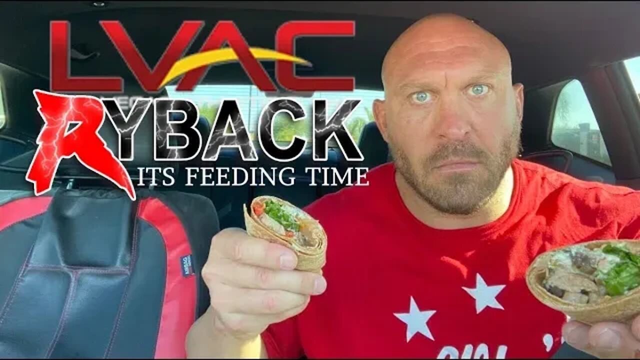 LVAC Juice Bar Steak Wrap Food Review - Ryback Feeding Time