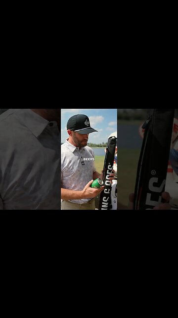 #WITB with a twist 😂 The Pins & Aces beer sleeve is a game changer!