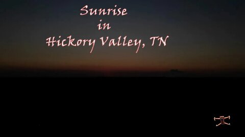 Sunrise in Hickory Valley, TN