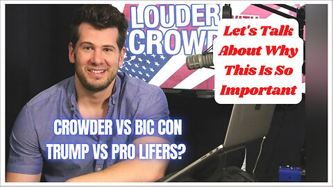 Not Another Crowder Video! But This Is Important! Why?