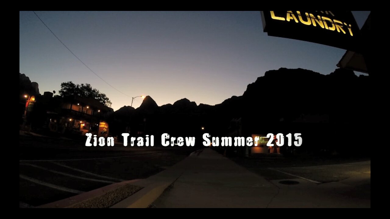 Hidden Canyon Resurfacing Project - Zion Trail Crew 2015