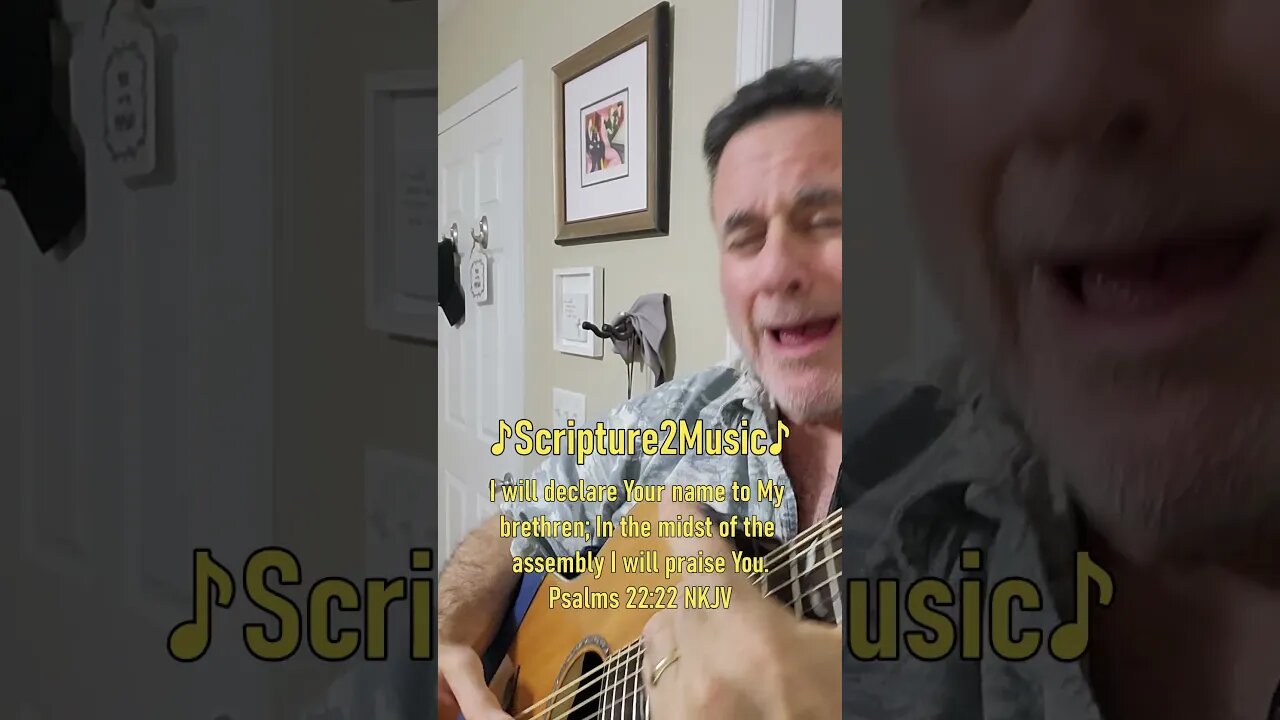 ♪Scripture2Music♪ Psalms 22:22 #shorts #bible #scripture #verse