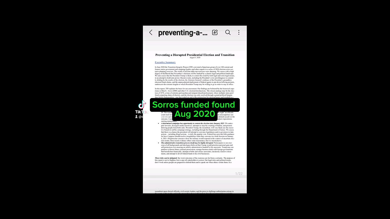 T.I.P 2020 Election Theft and 2024