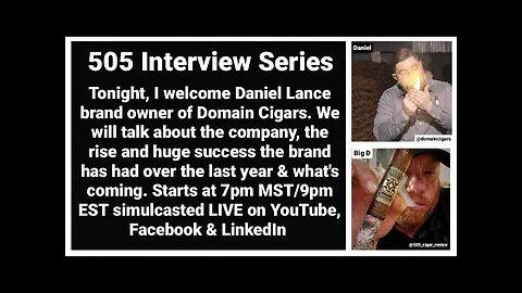 Interview with Daniel Lance of Domain Cigars