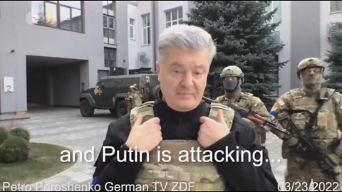 Fmr.Pres. admitting on German TV that NATO was maintaining a base in Ukraine