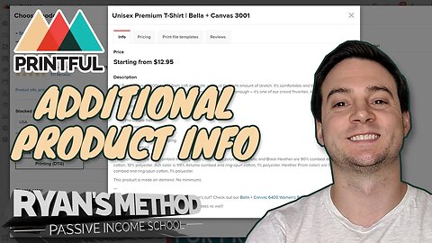 PRINTFUL 2021: How to Find Additional Information on Products