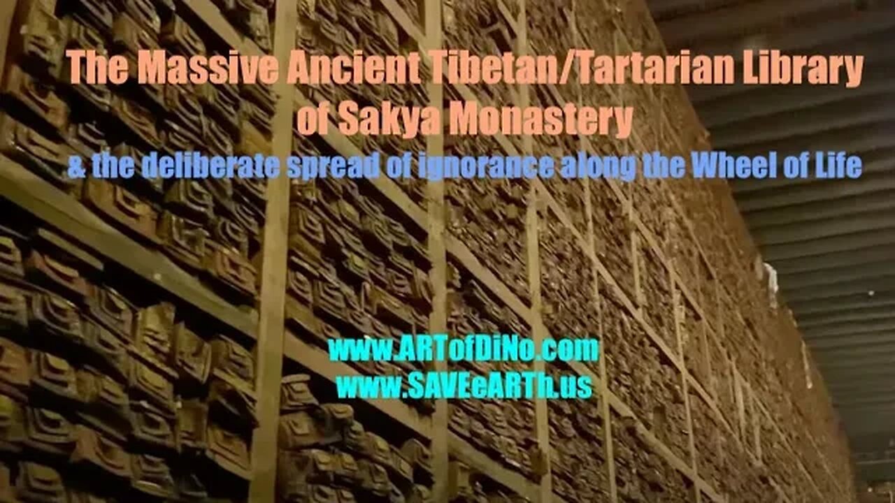 a Massive Ancient Tibetan/TARTARIAN Library of Sakya Monastery! & the Deliberate Spread of Ignorance