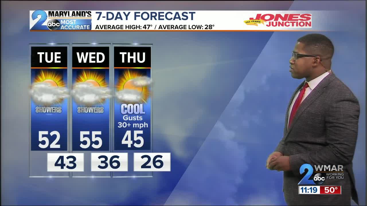 WMAR-2 News Weather at 11