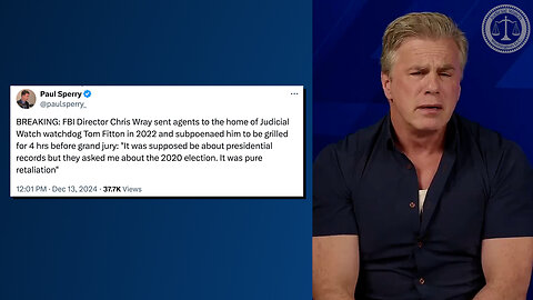 FITTON: Wray FBI Agents Came to My HOME!