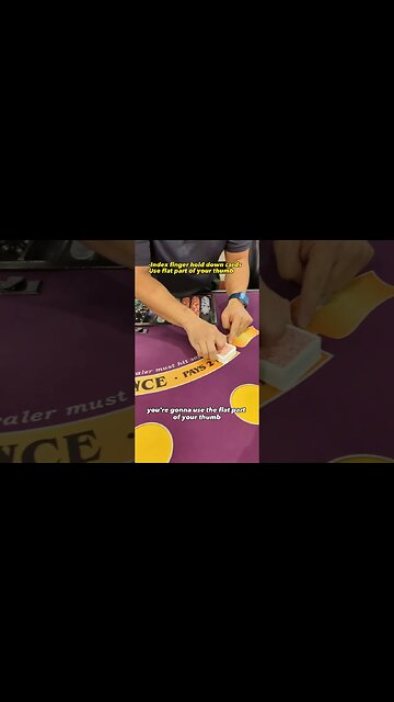 Alex show you how to spread cards #casinotips #poker