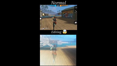 Free Fire Normal VS Editing