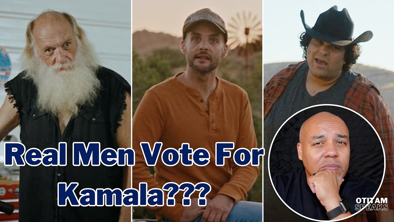 Cringeworthy, "Real Men" @kamalaharris Ad Highlights EXACTLY Why She's Failing Miserably With Men.