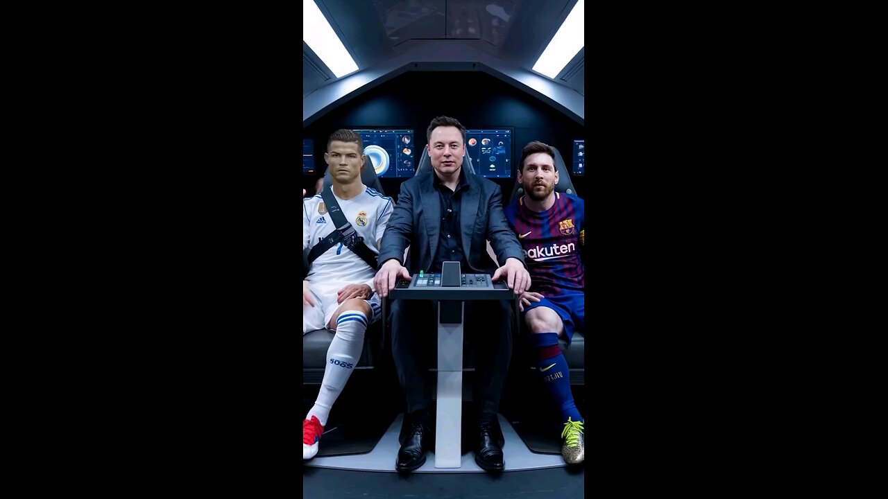 Elon marks took cr7 and messi to space