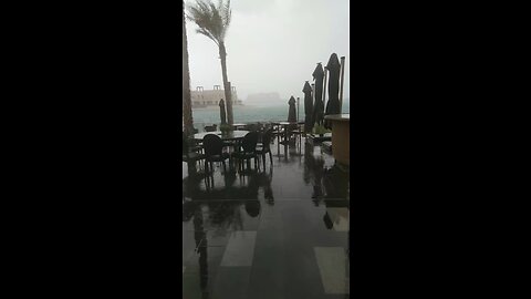 Rainy day in Dubai