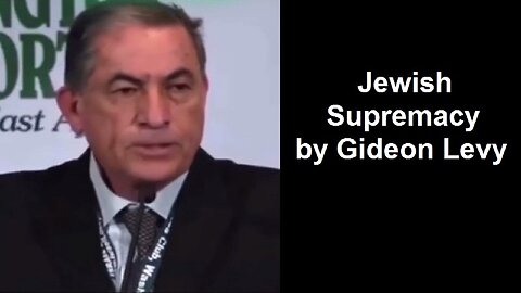 Jewish Supremacy by Gideon Levy