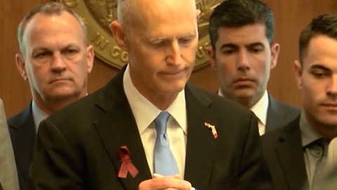 Governor Rick Scott talks about jobs, school security money