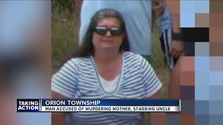 Man accused of murdering mother, stabbing uncle