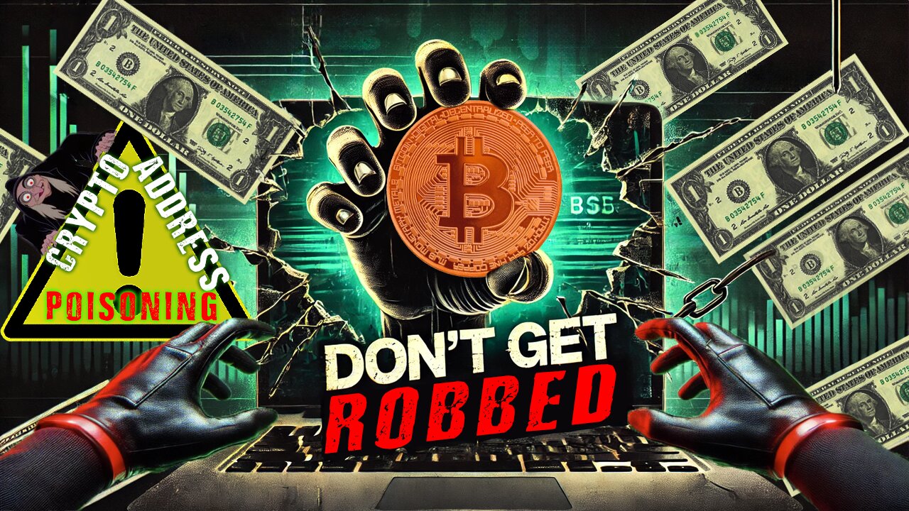 Crypto Address Poisoning - DON'T GET ROBBED! How it works, Variants and how to be safe