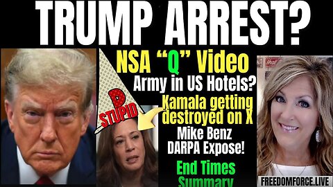 Melissa Redpill HUGE Intel: "Trump Arrest? Army in NY, NSA video, Darpa, End Times Summary 9-1-24"