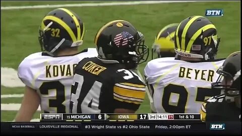 2011 Michigan Wolverines @ Iowa Hawkeyes Football (Full Game - No Huddle)