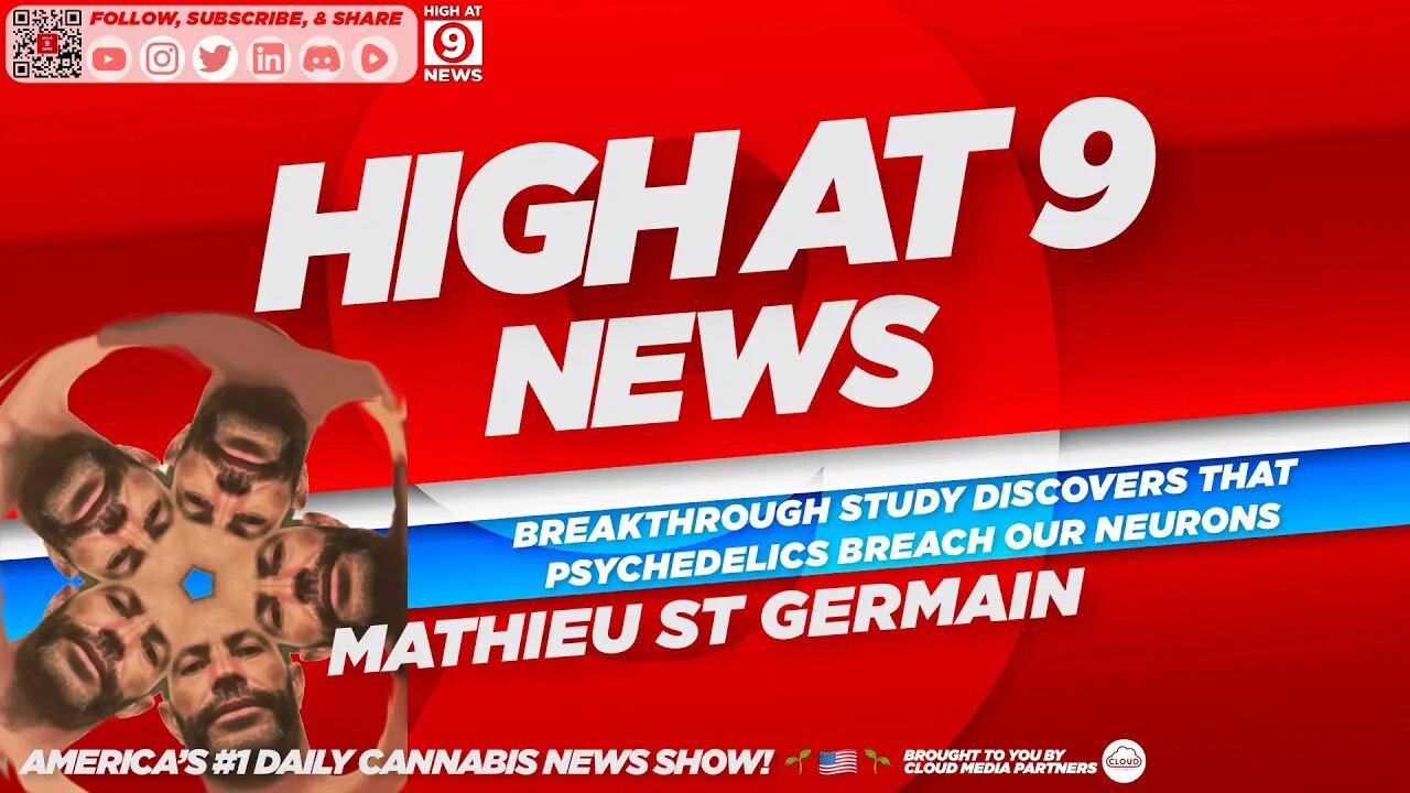 High At 9 News : Mathieu St Germain - Study discovers that psychedelics breach our neurons