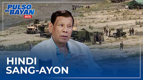 FPRRD, hindi naniniwala sa silbi ng EDCA sites upang mapigilan ang tensyon sa Indo-Pacific region