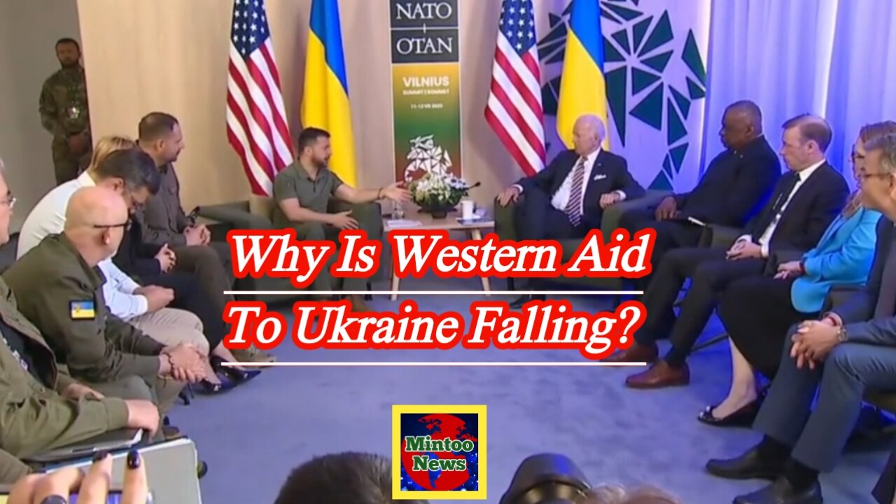 Why is Western aid to Ukraine falling?
