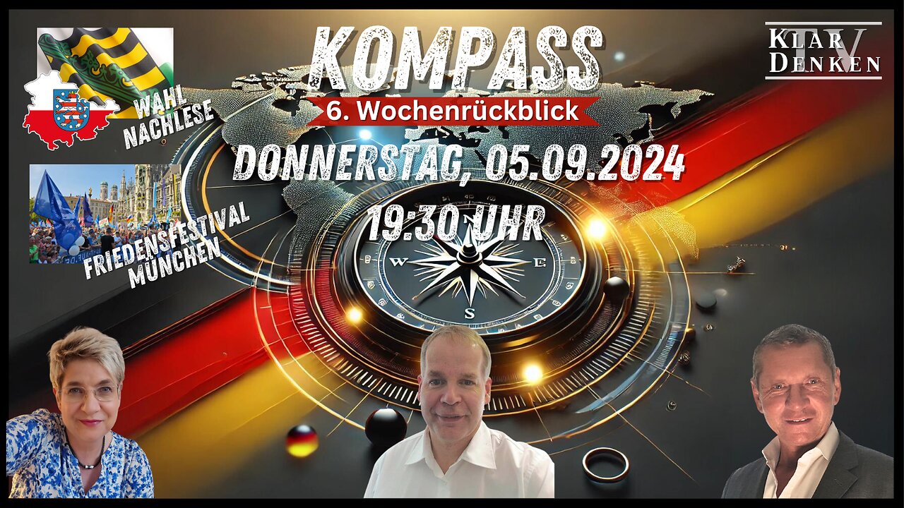 LIVE | KOMPASS - 6. Wochenrückblick mit Alexa, Stefan und zu Gast Claudius Fabig