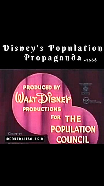 Disney Population Propaganda 1968