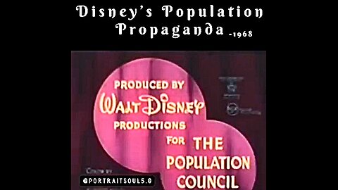 Disney Population Propaganda 1968