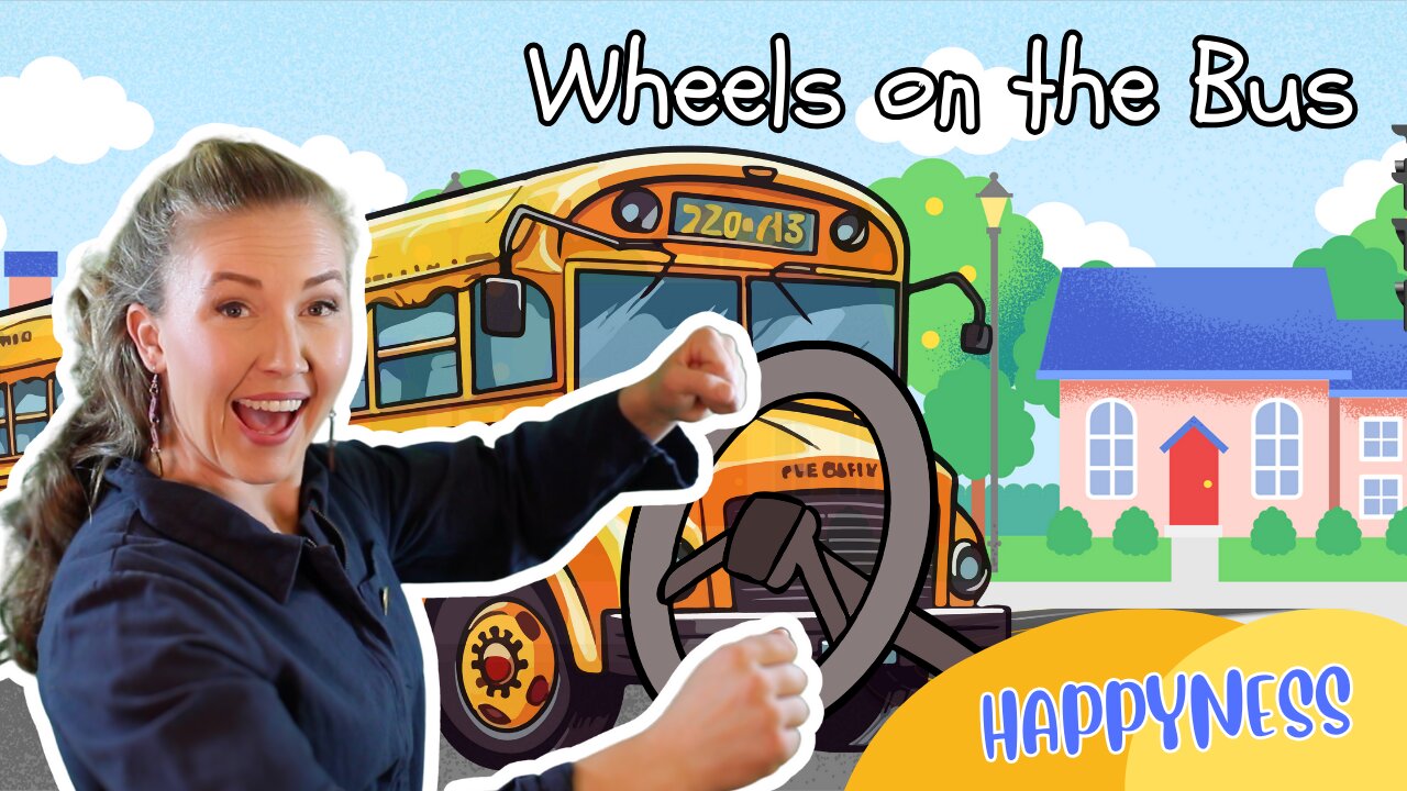 Wheels on the Bus - HappyNessSOngs