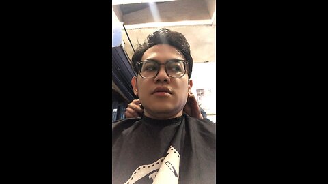 POV at barber shop